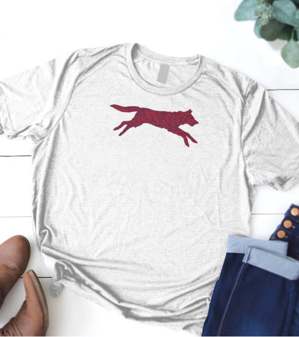 Greyson Crimson Wolf Leaping T-Shirt