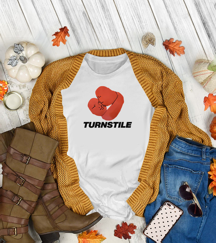 Turnstile Embrace Orange Faces T-Shirt