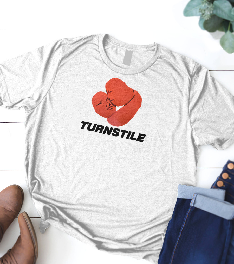 Turnstile Embrace Orange Faces T-Shirt
