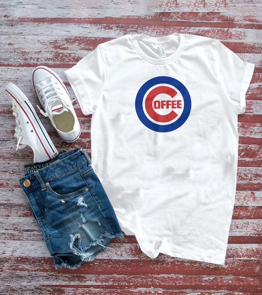 Cubs Coffee Logo Inspired By Chicago Cubs Emblem T-Shirt