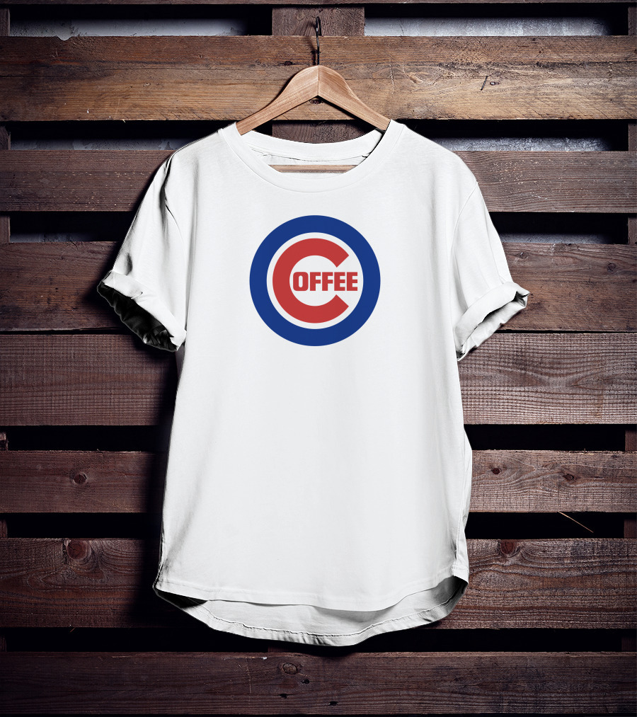 Cubs Coffee Logo Inspired By Chicago Cubs Emblem T-Shirt