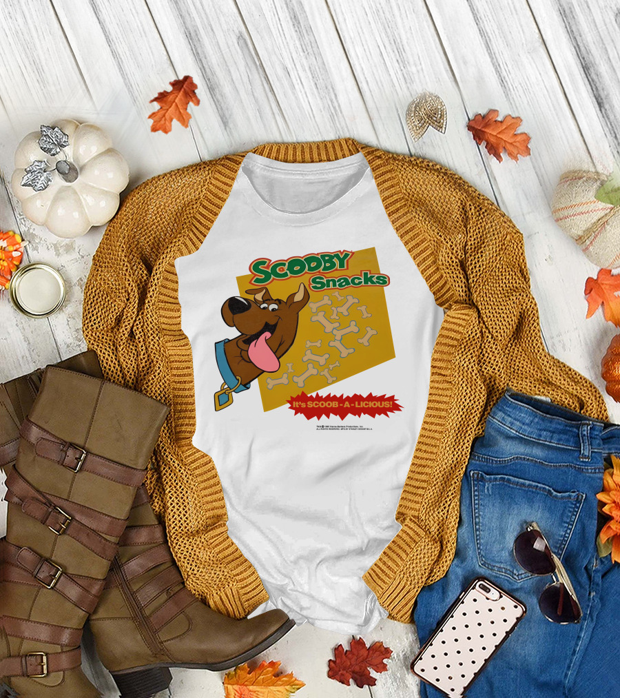 Scooby Snacks It's Scoob-A-Licious With Scooby-Doo And Bones T-Shirt