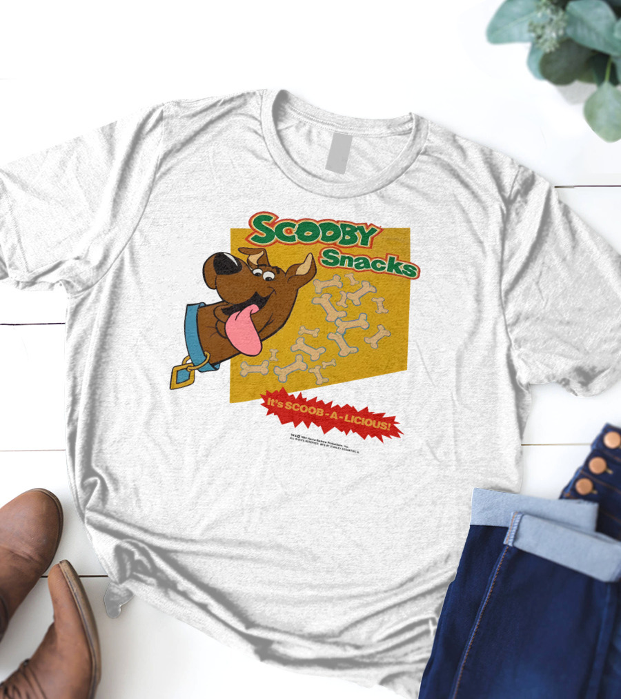 Scooby Snacks It's Scoob-A-Licious With Scooby-Doo And Bones T-Shirt