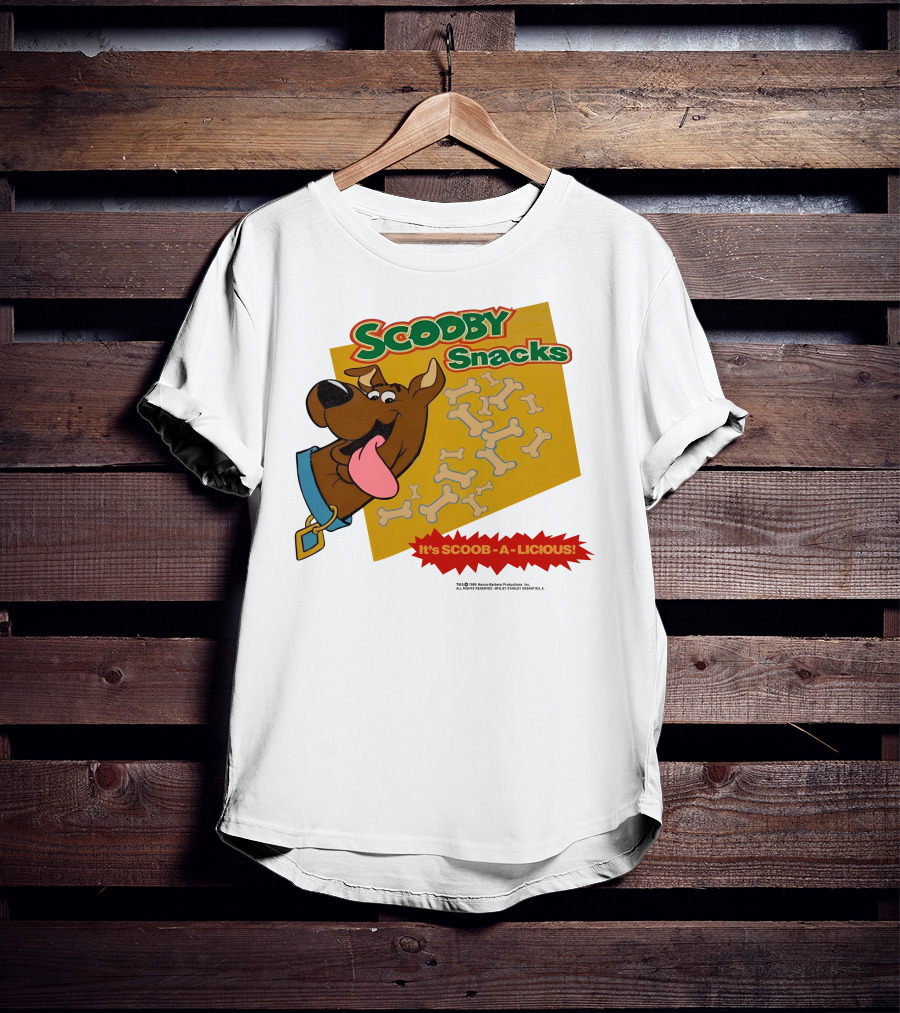 Scooby Snacks It's Scoob-A-Licious With Scooby-Doo And Bones T-Shirt