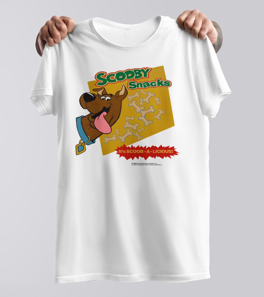 Scooby Snacks It's Scoob-A-Licious With Scooby-Doo And Bones T-Shirt
