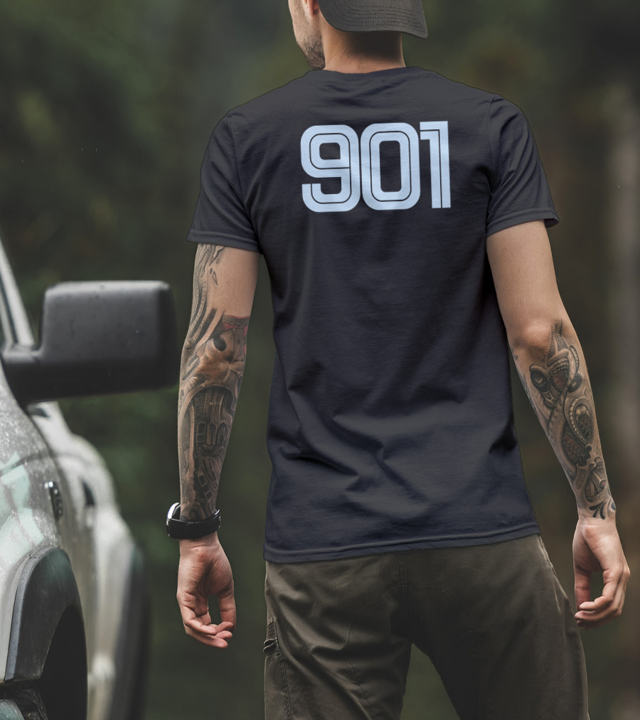 David Roddy 901 Memphis Basketball T-Shirt