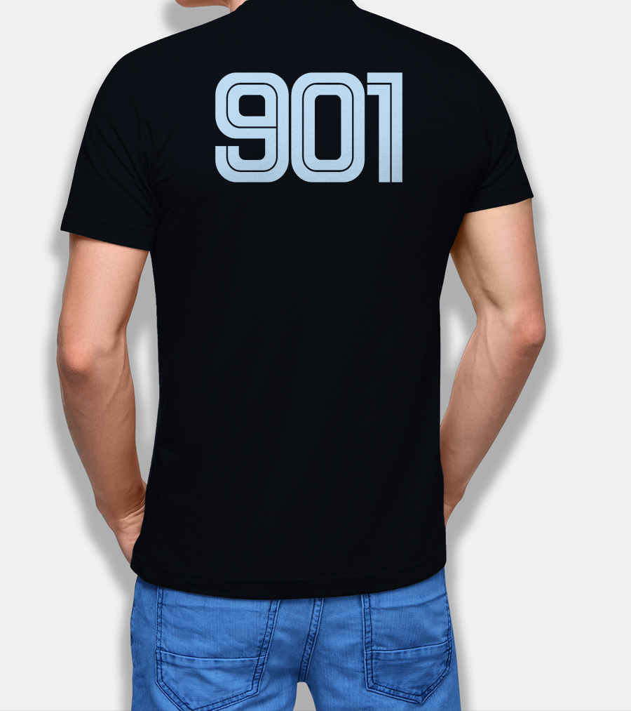 David Roddy 901 Memphis Basketball T-Shirt