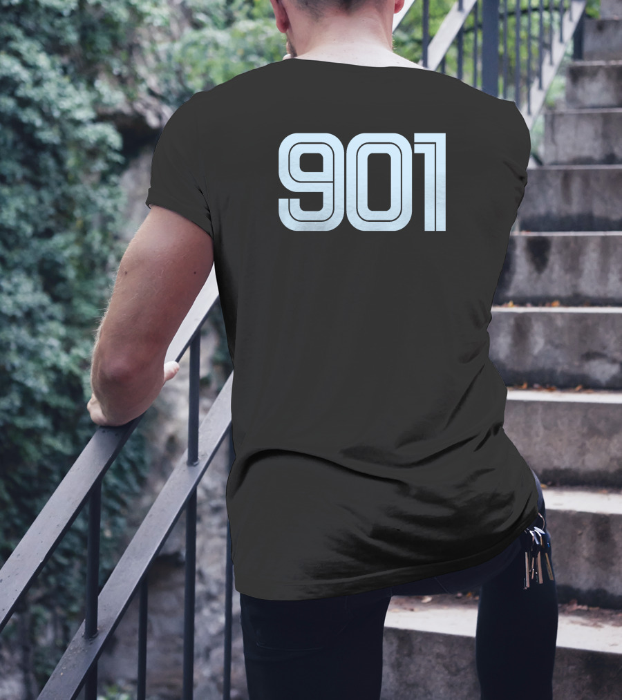 David Roddy 901 Memphis Basketball T-Shirt