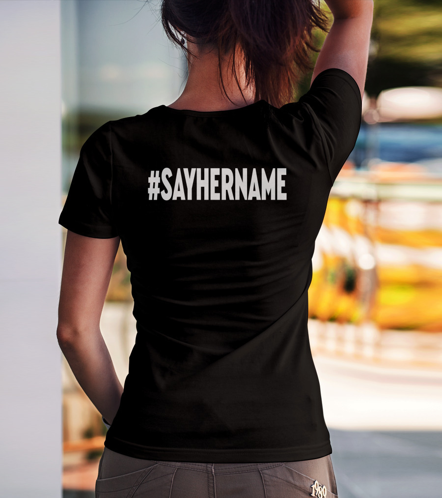 Drew Brees Wearing #SAYHERNAME T-Shirt