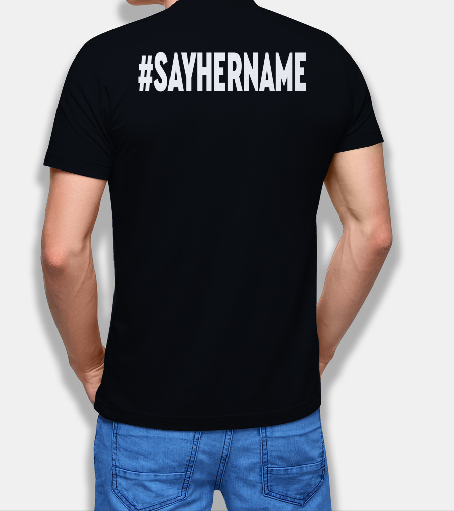 Drew Brees Wearing #SAYHERNAME T-Shirt