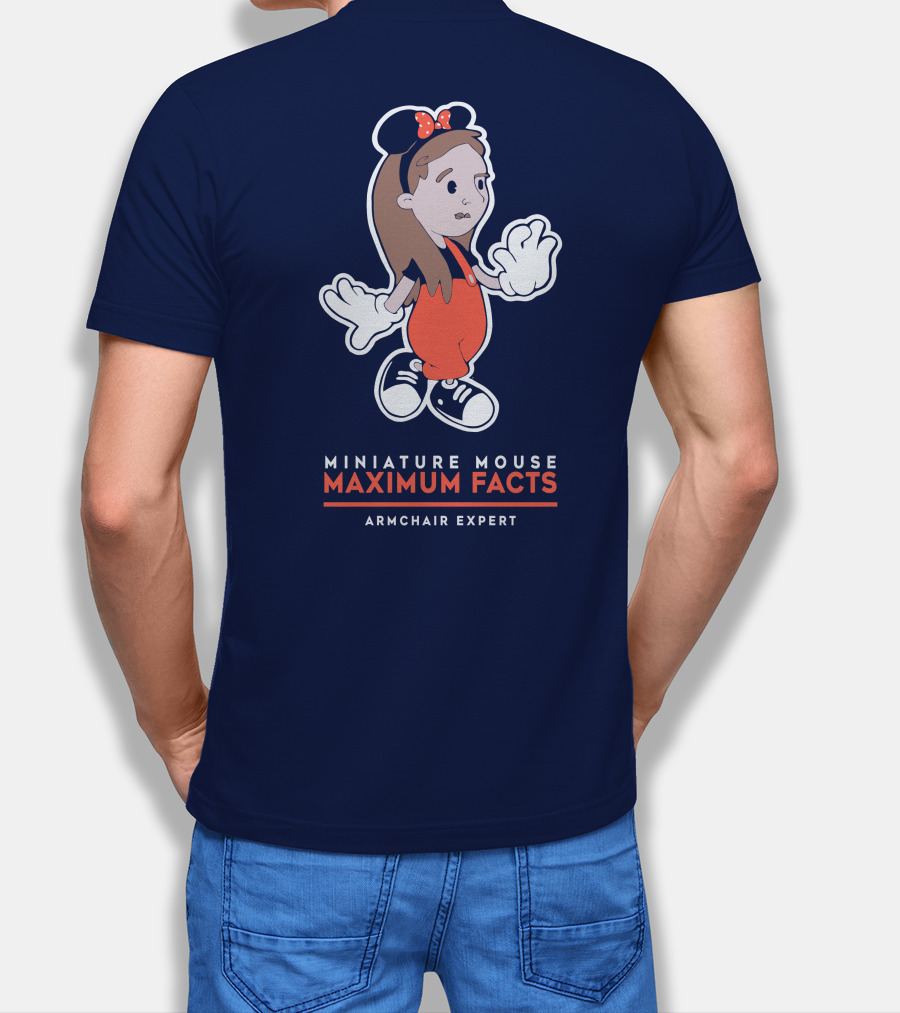 Miniature Mouse Maximum Facts Armchair Expert Disney Crossover T-Shirt