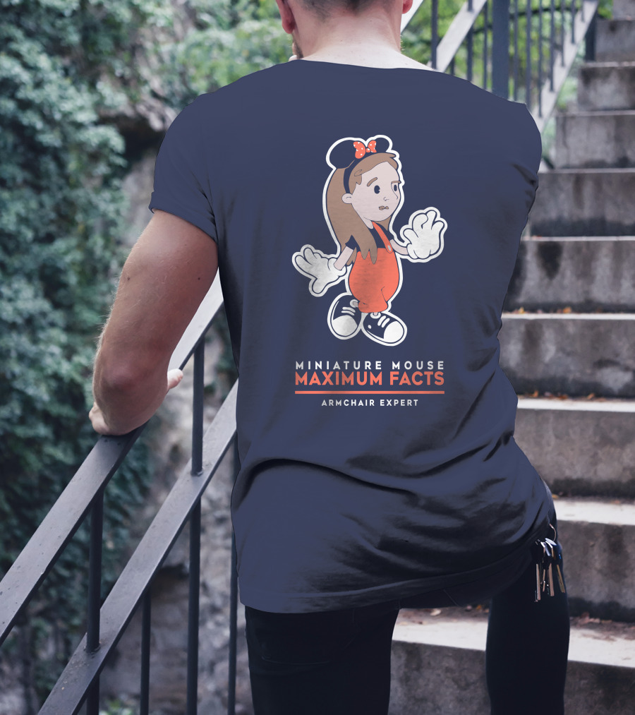Miniature Mouse Maximum Facts Armchair Expert Disney Crossover T-Shirt