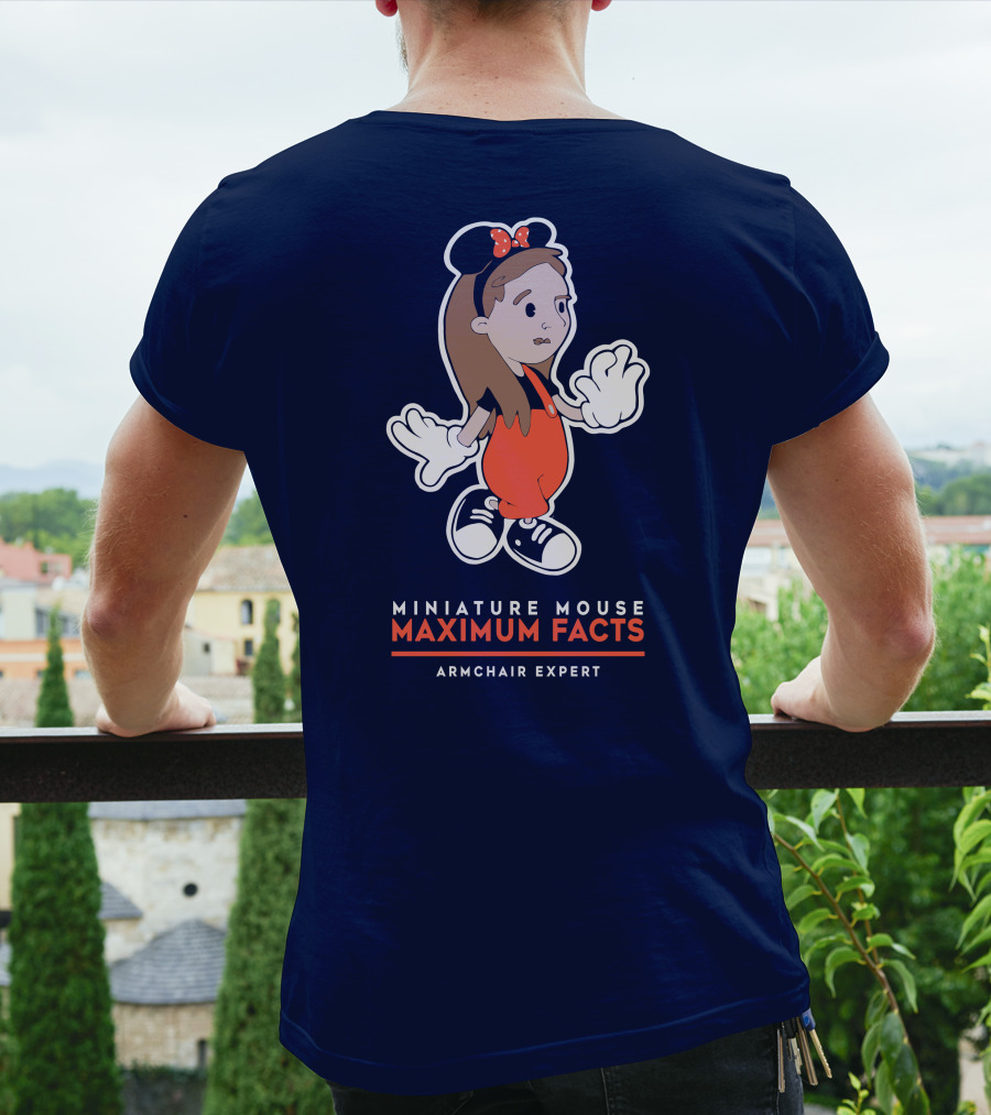 Miniature Mouse Maximum Facts Armchair Expert Disney Crossover T-Shirt