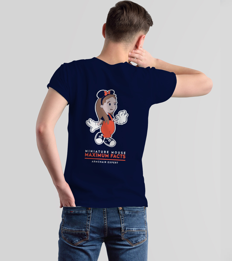 Miniature Mouse Maximum Facts Armchair Expert Disney Crossover T-Shirt