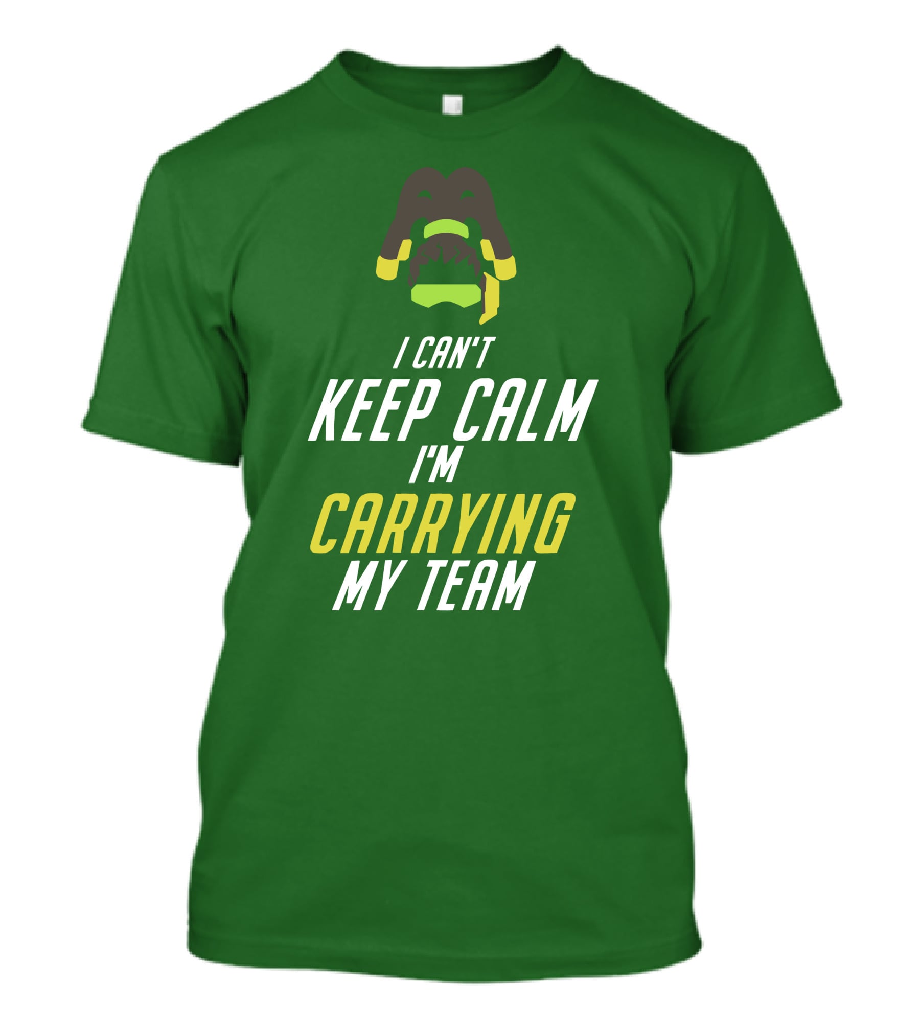 I Can't Keep Calm I'm Carrying My Team Gaming Themed T-Shirt