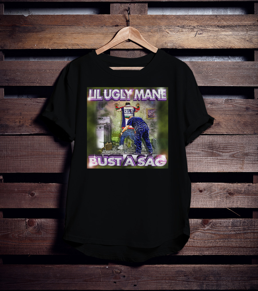 Lil Ugly Mane CRL 70 Bust A Sag T-Shirt