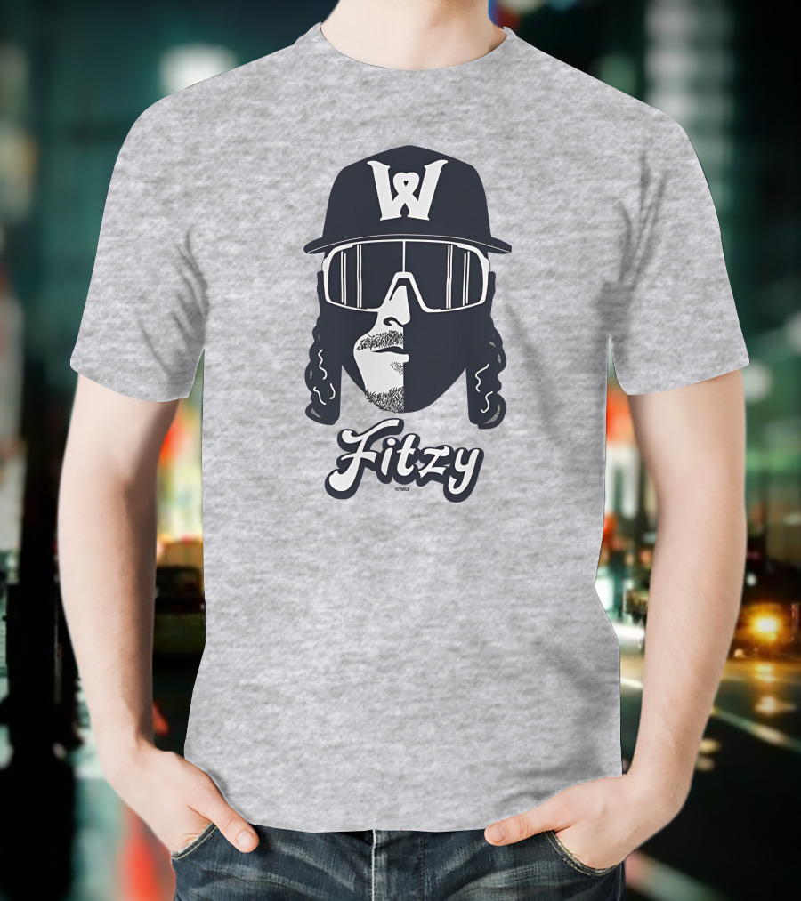 Worcester Red Sox Fitzy '47 Grey Shadow Face W T-Shirt