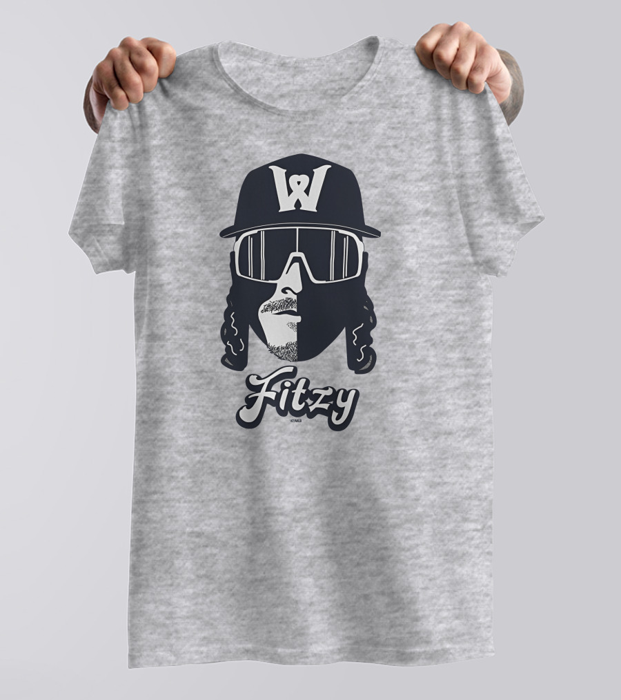 Worcester Red Sox Fitzy '47 Grey Shadow Face W T-Shirt