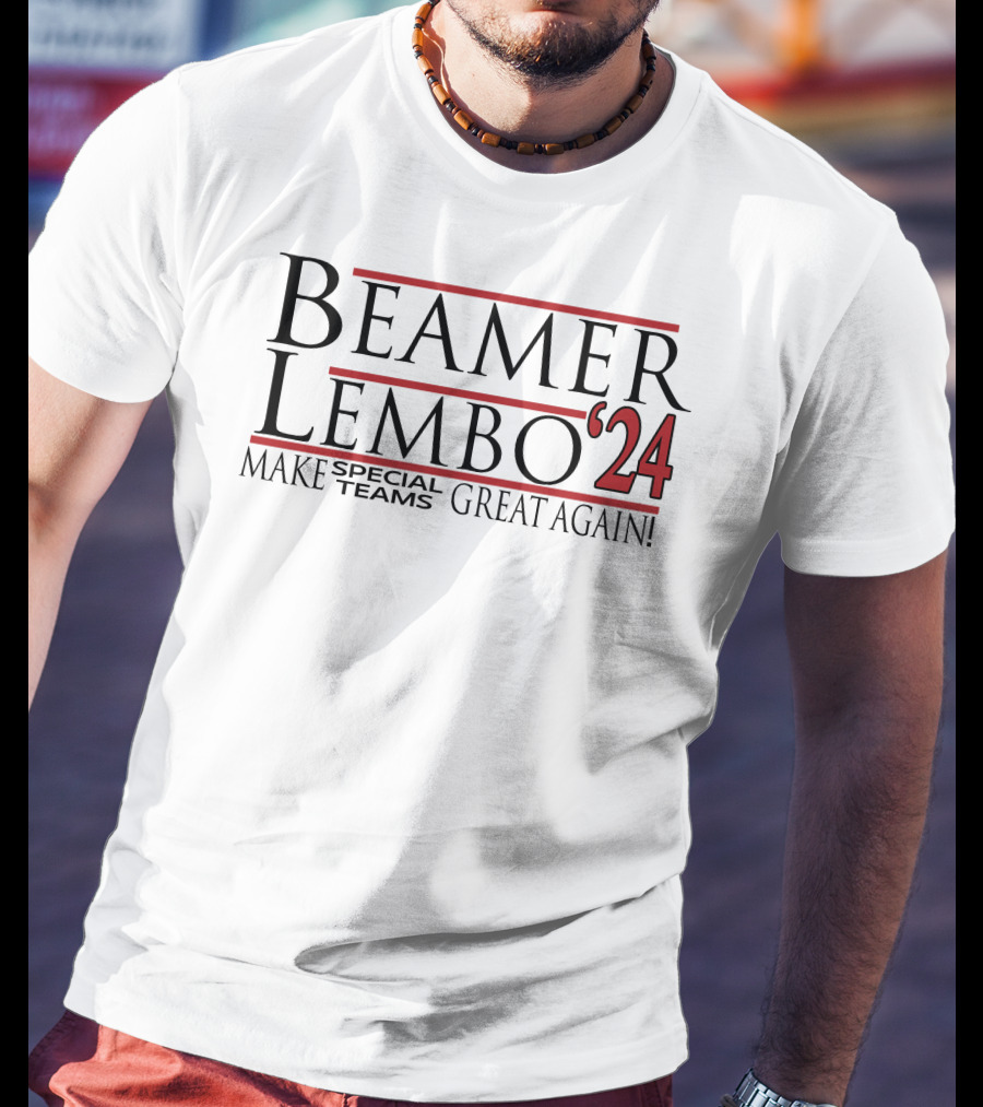 Beamer Lembo 24 Make Special Teams Great Again T-Shirt