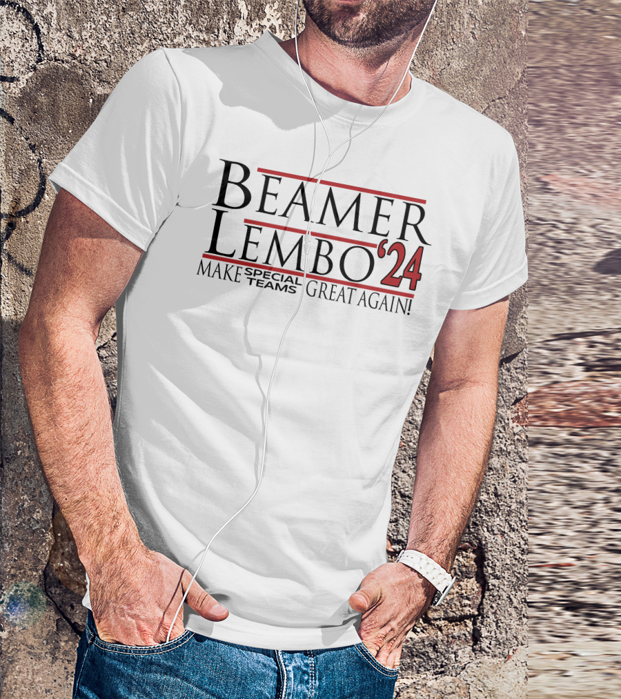 Beamer Lembo 24 Make Special Teams Great Again T-Shirt
