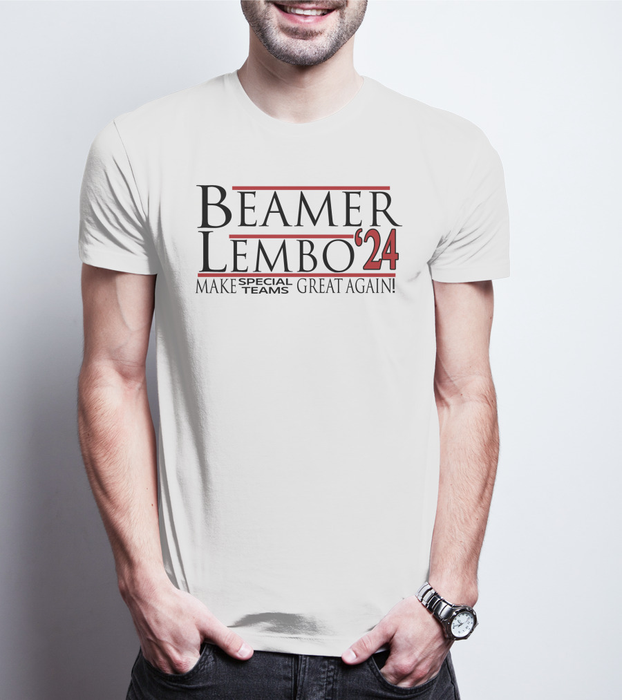 Beamer Lembo 24 Make Special Teams Great Again T-Shirt