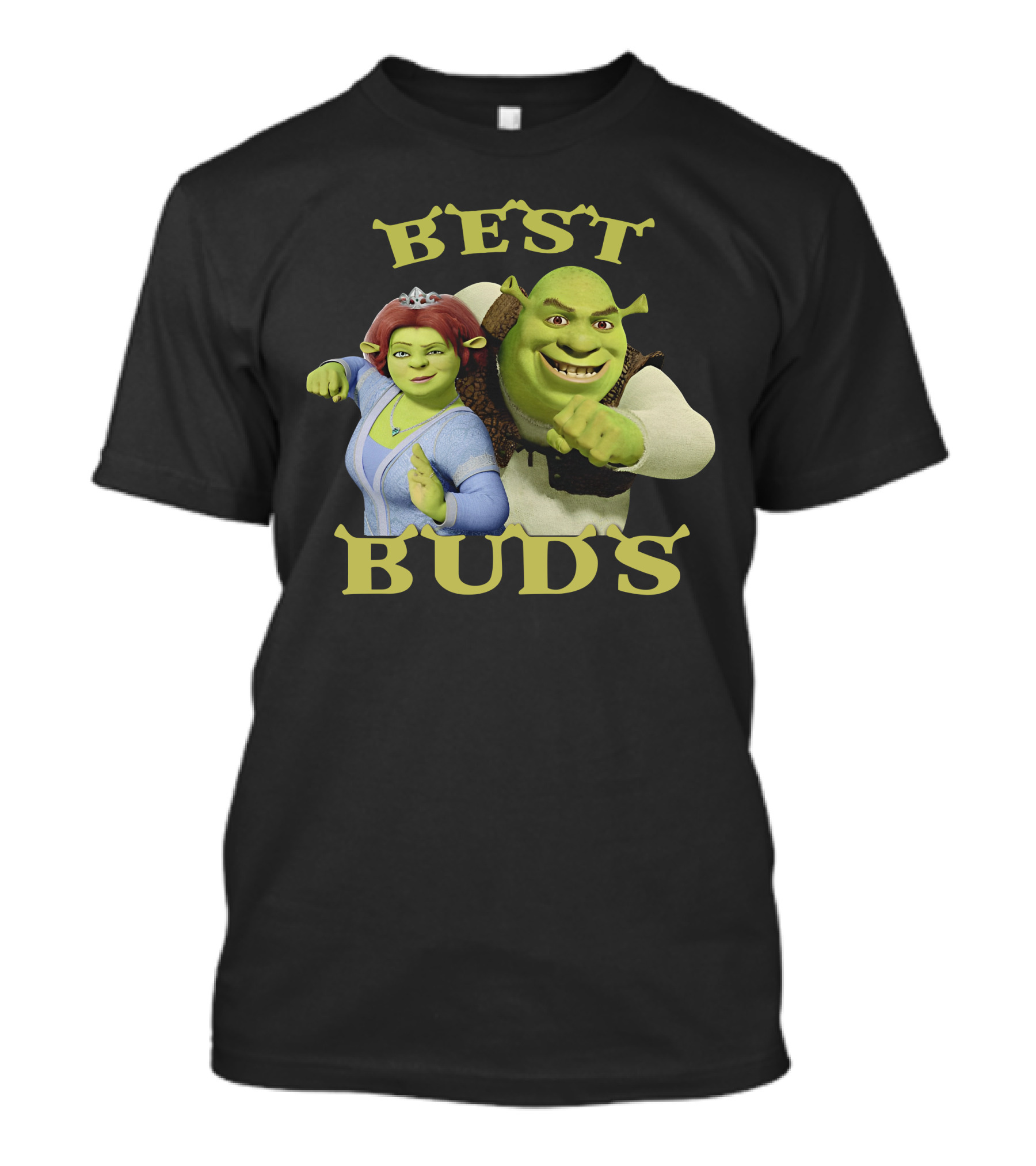 Shrek And Fiona Best Buds Duo T-Shirt