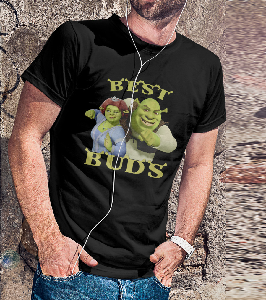 Shrek And Fiona Best Buds Duo T-Shirt
