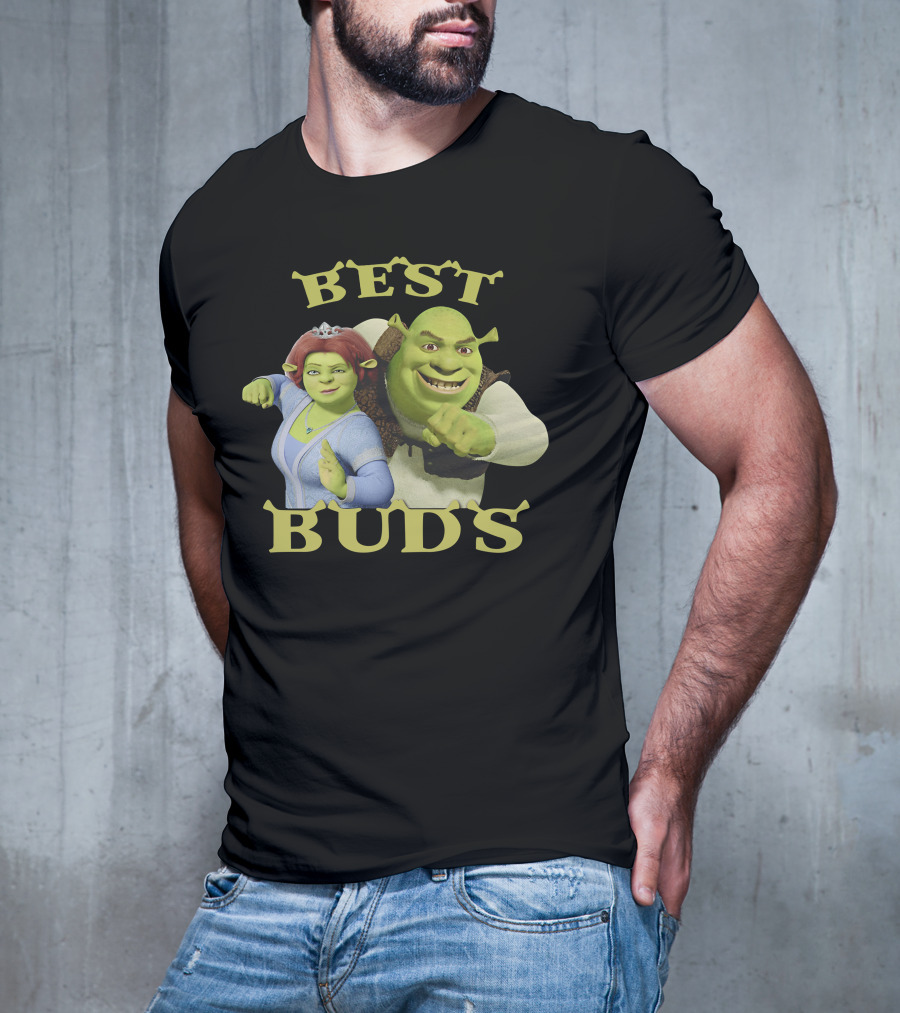 Shrek And Fiona Best Buds Duo T-Shirt