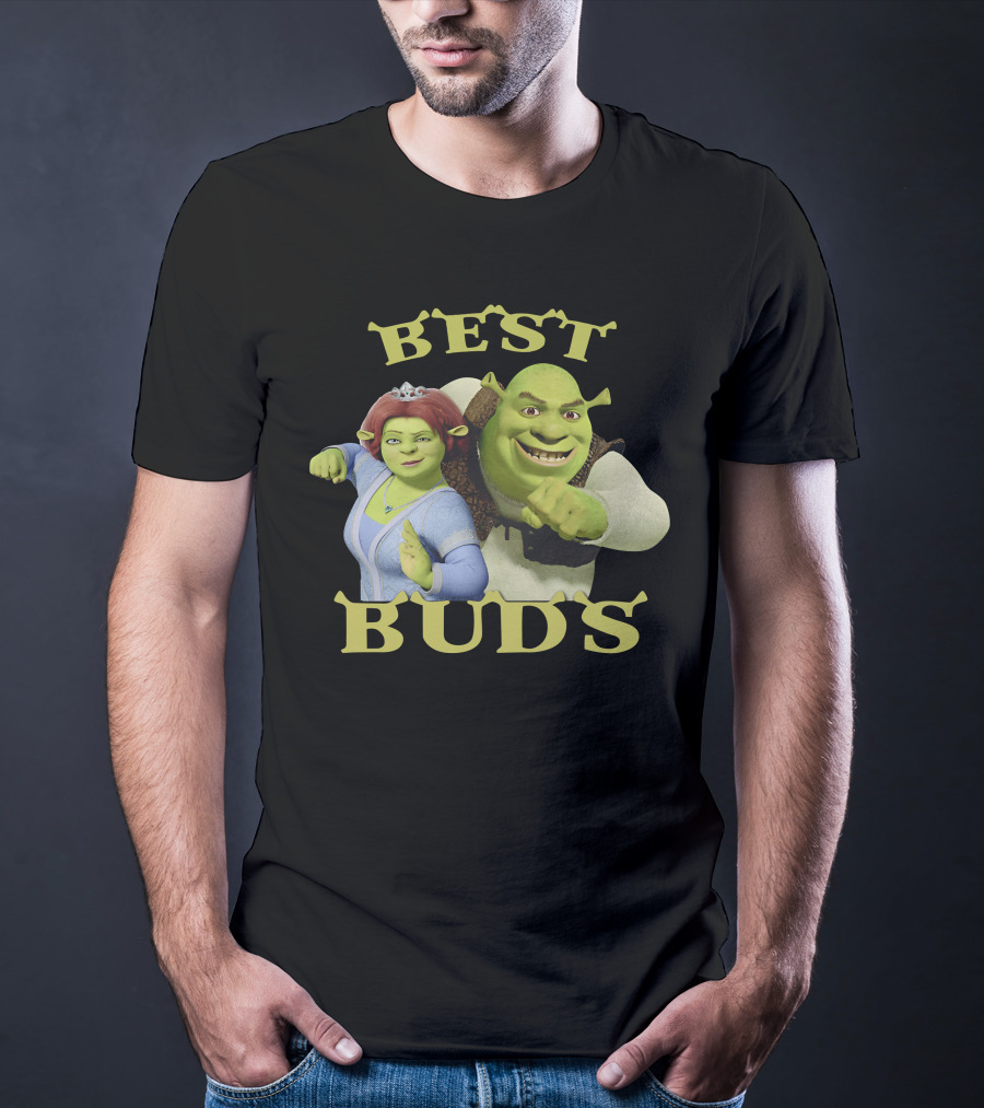 Shrek And Fiona Best Buds Duo T-Shirt