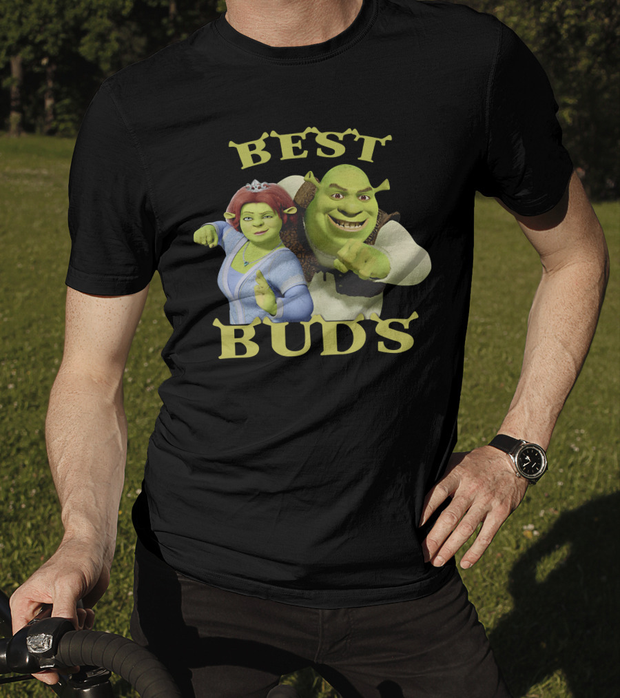 Shrek And Fiona Best Buds Duo T-Shirt