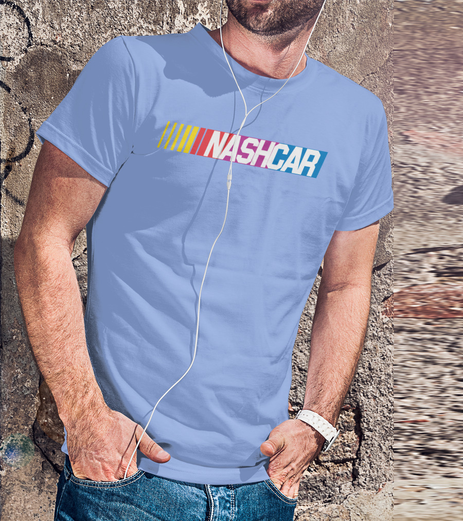 Wobovan Mitchell Nashcar Racing Strip T-Shirt