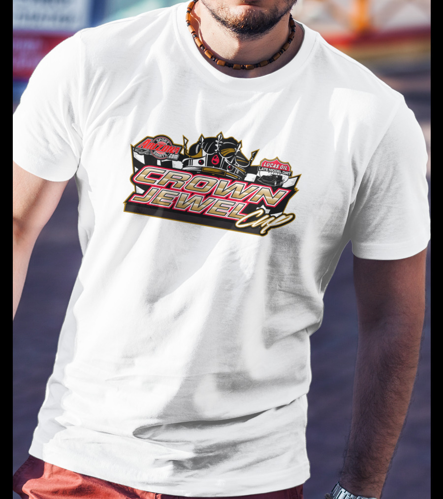 Arizona Speedway Lucas Oil Late Model Dirt Series Crown Jewel Cup T-Shirt