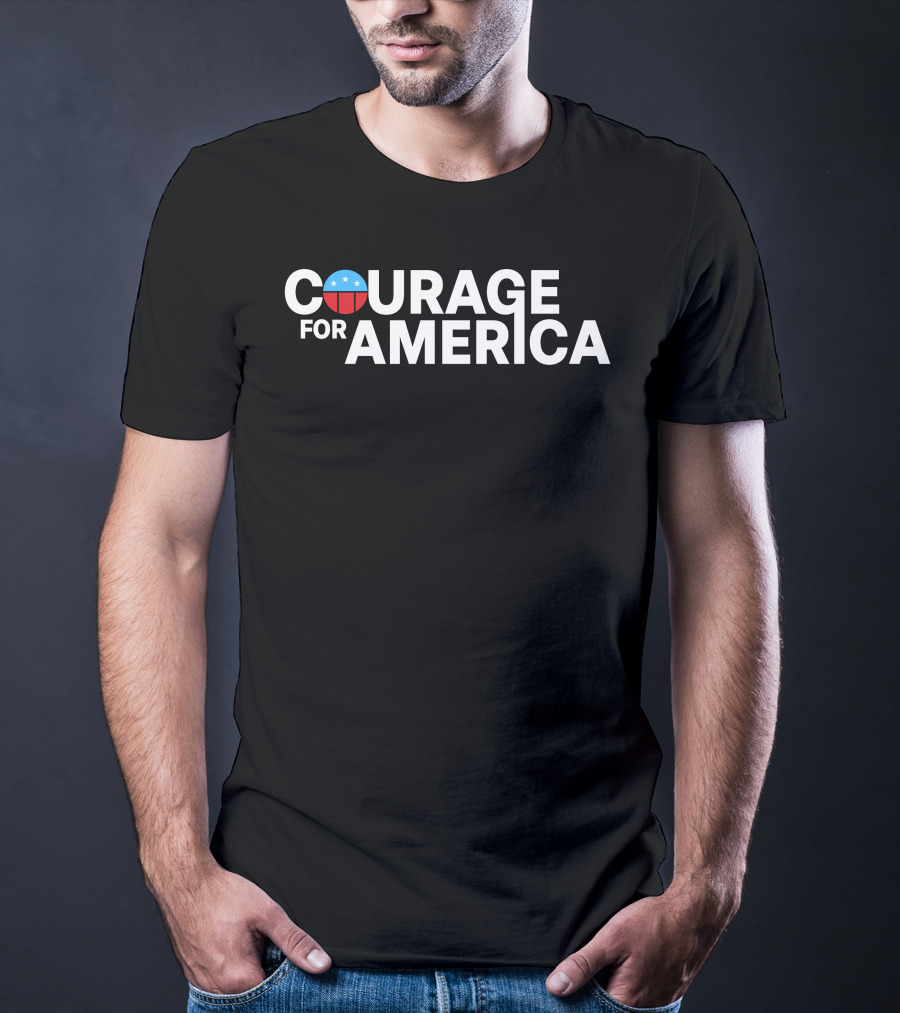 Courage For America Michael Fanone Shirt With Patriotic T-Shirt