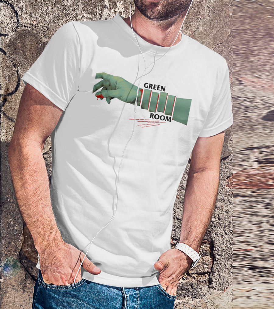 Green Room Severed Green Hand With Dripping Blood T-Shirt