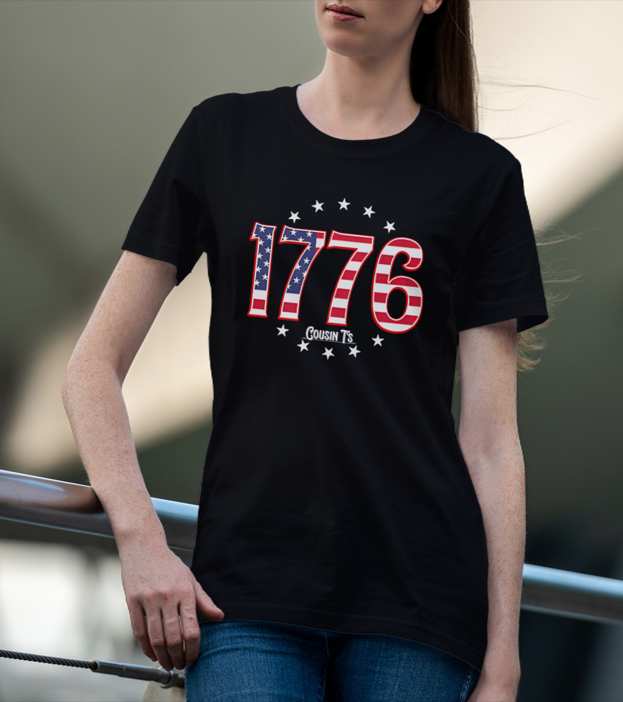 1776 Cousin T's Men's Patriotic T-Shirt