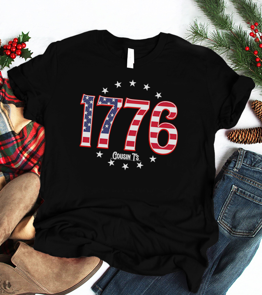1776 Cousin T's Men's Patriotic T-Shirt