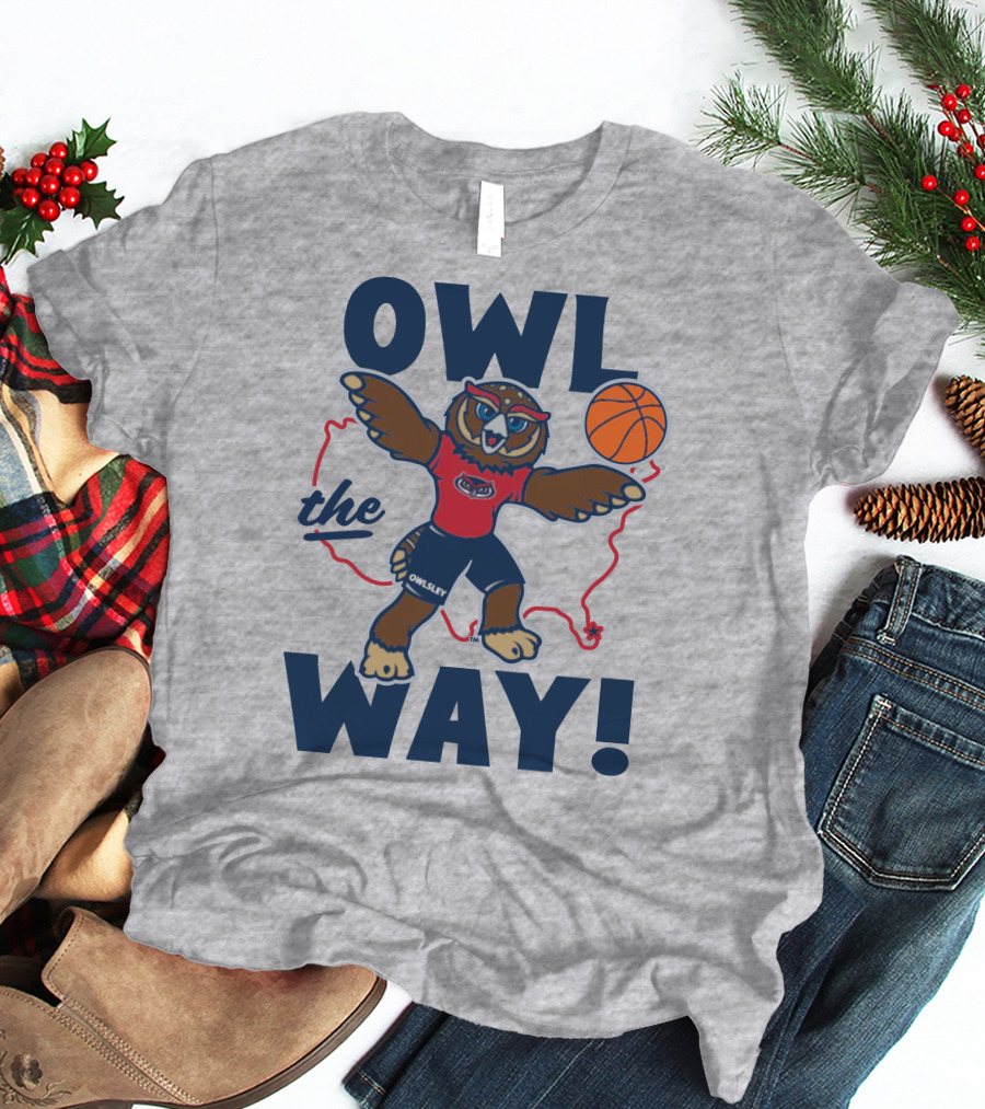 Owlsey Basketball Owl The Way Florida Atlantic T-Shirt