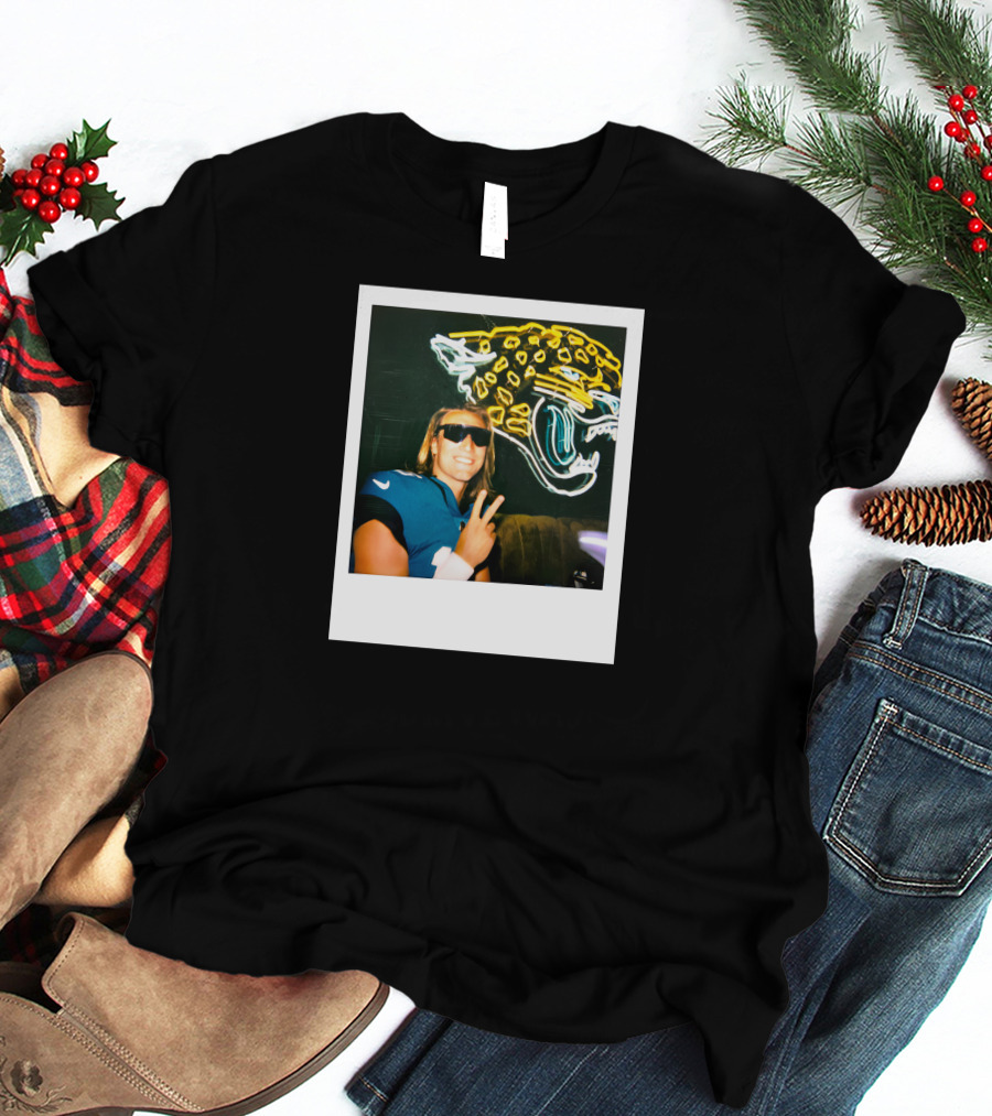 Jacksonville Jaguars Steezy Trev Neon Style Profile Picture T-Shirt