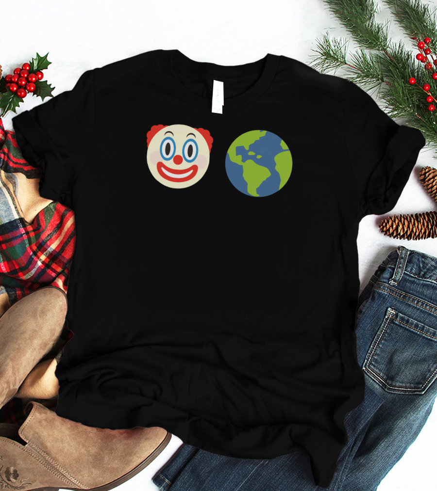 Thomas Massie Clown Earth Emoji Honk Honk World T-Shirt