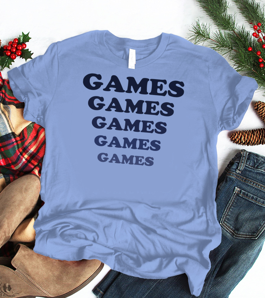 Letterboxd Games Games Games Games Games T-Shirt