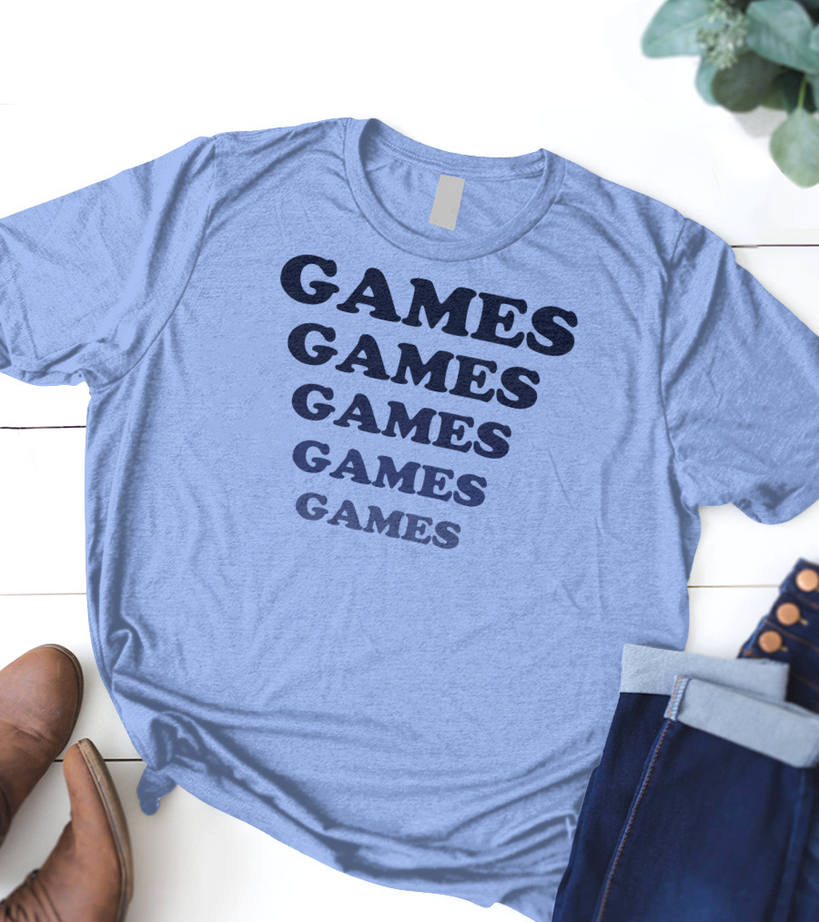 Letterboxd Games Games Games Games Games T-Shirt