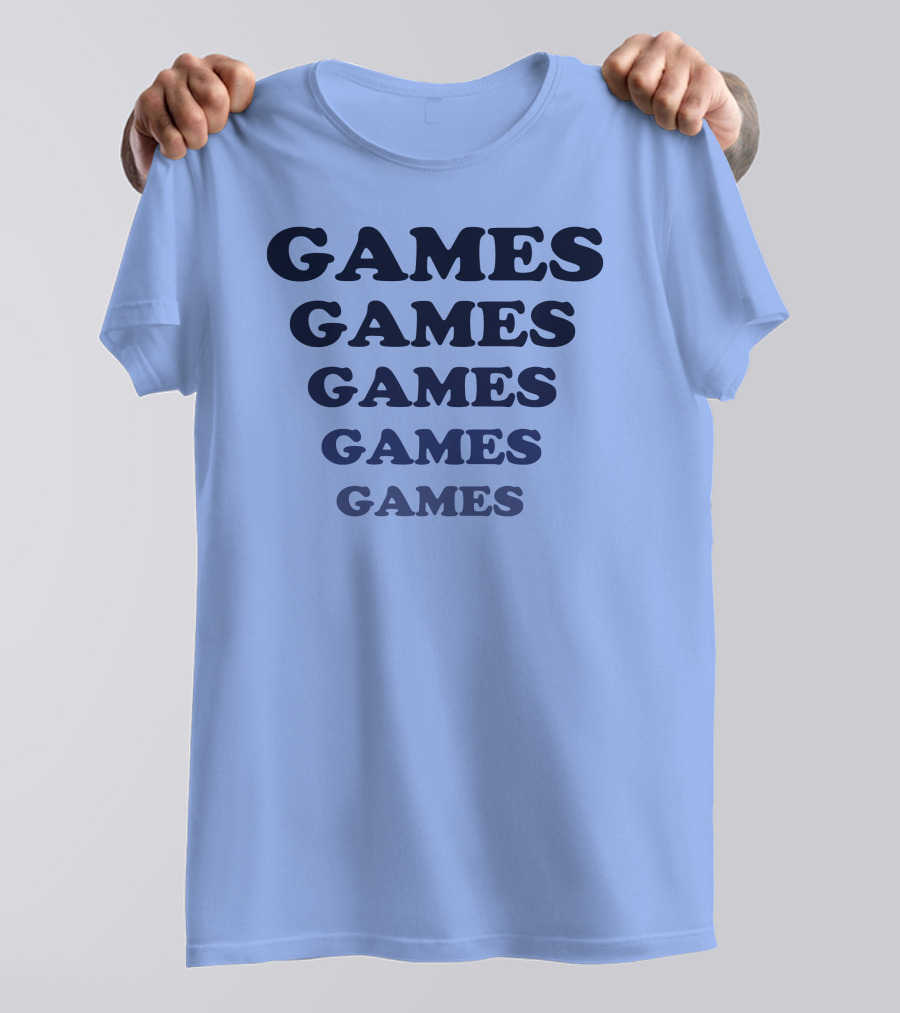 Letterboxd Games Games Games Games Games T-Shirt