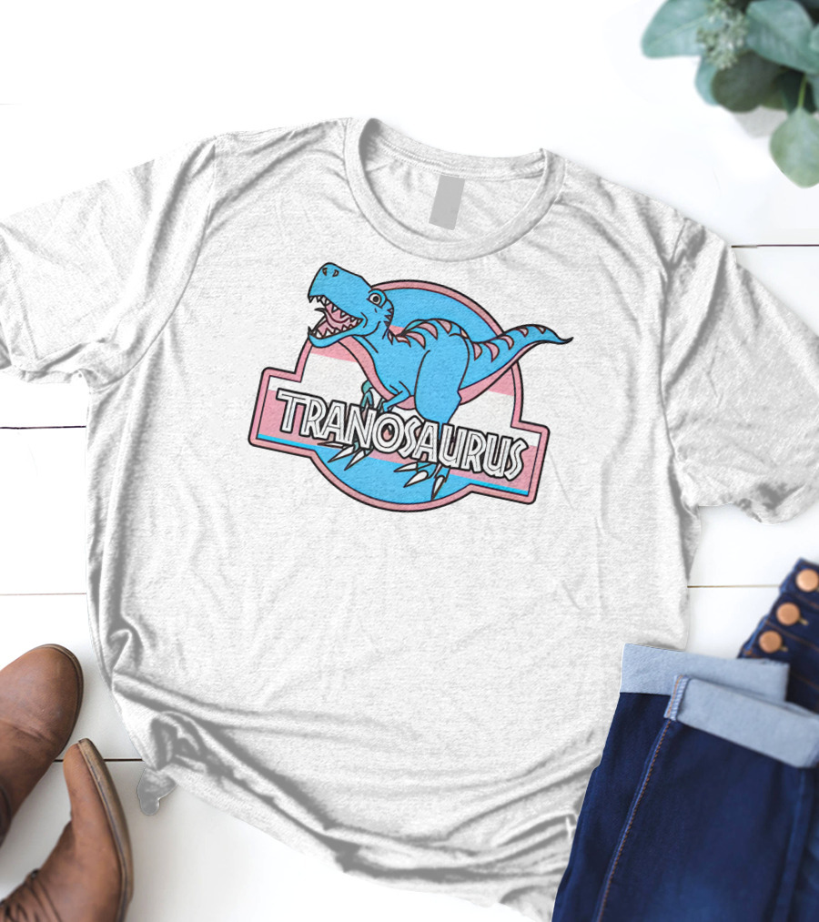 Tranosaurus Kat Abu Not A Trans Dinosaur T-Shirt