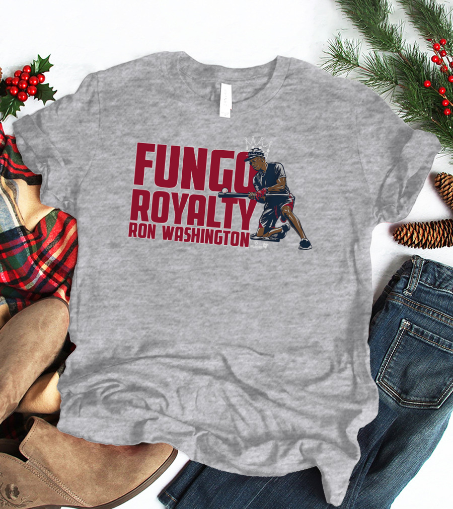 Fungo Royalty Ron Washington Baseball King T-Shirt