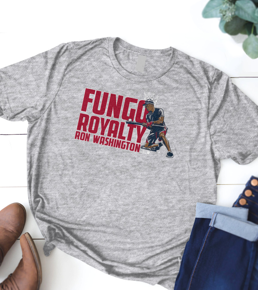 Fungo Royalty Ron Washington Baseball King T-Shirt