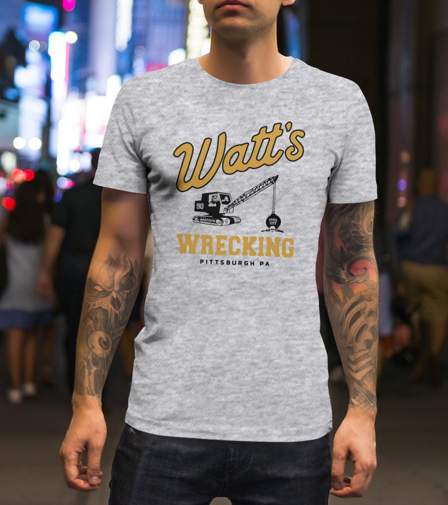 Watt's Wrecking 90 Steel City Pittsburgh PA T-Shirt