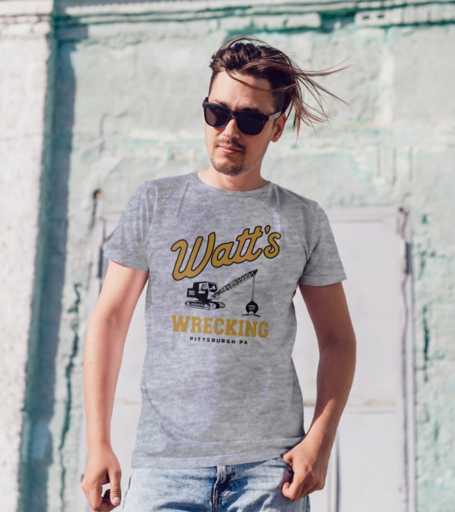 Watt's Wrecking 90 Steel City Pittsburgh PA T-Shirt