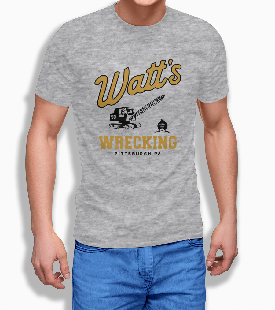 Watt's Wrecking 90 Steel City Pittsburgh PA T-Shirt