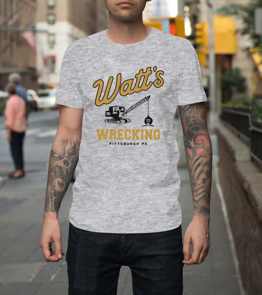 Watt's Wrecking 90 Steel City Pittsburgh PA T-Shirt