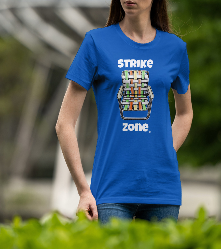 STRIKE ZONE Woven Colorful Chair T-Shirt